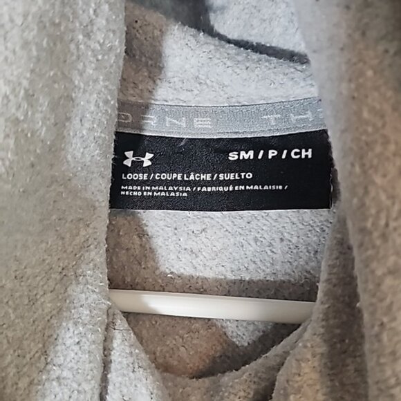 Under Armour Loose Fit Running Hooded Sweatshirt Size S - Picture 3 of 6